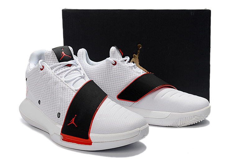 Men Jordan CP3 11 White Black Red Shoes